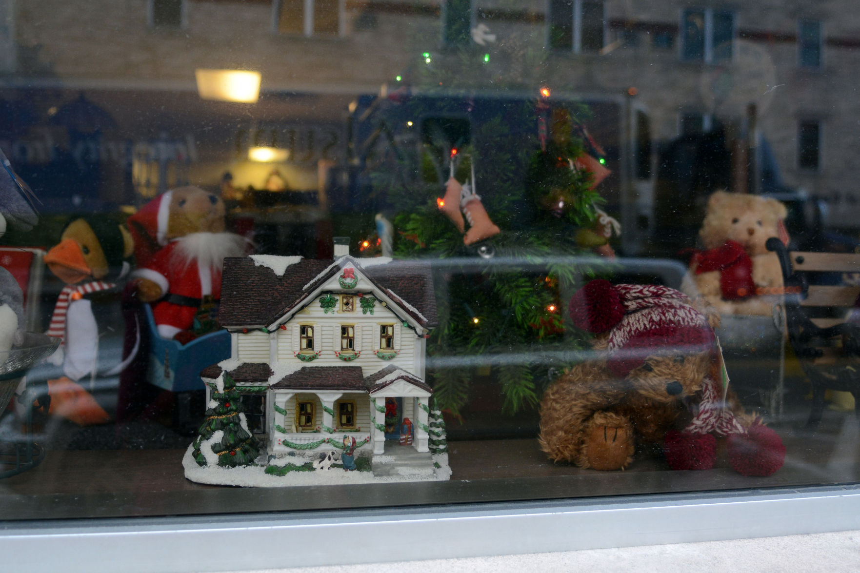 Portage shop windows, Dec. 18, 2020